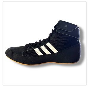 Boy's adidas Wrestling Shoes Black/White